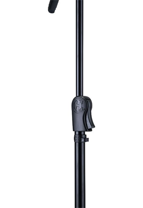Atril para micrófono Hercules MS532B Negro con Boom y Pinza-1