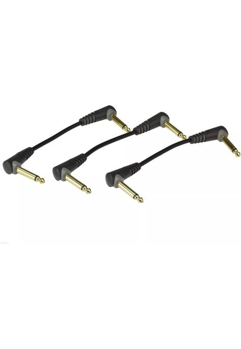 Pack de 3 cables patch para efectos PP-AJJ0030 30 cms Klotz-0