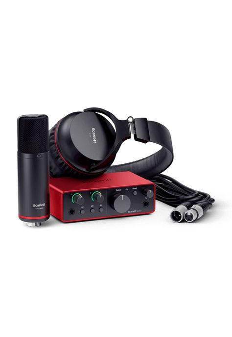 Pack de audio Focusrite Studio Scarlett Solo 4ta Generación-0