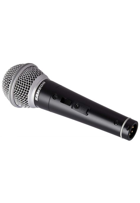Micrófono dinámico Samson R21S con case y switch-0