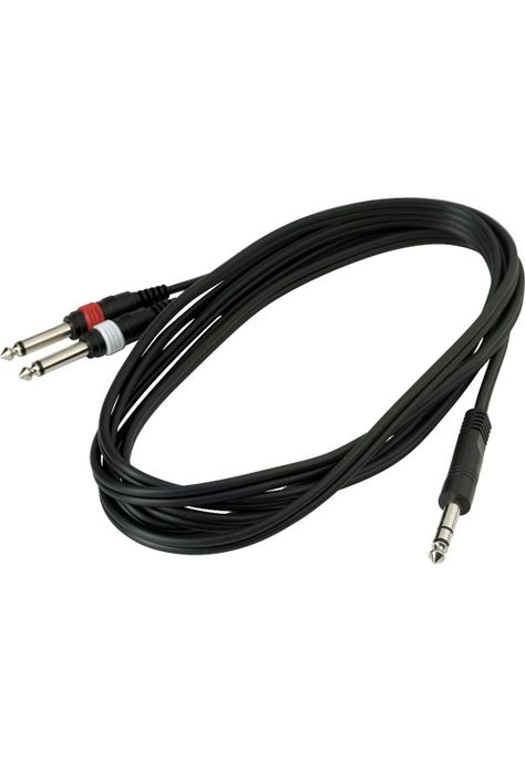 Cable patch Rockbag RCL20924D4 3m jack str - 2 jack mono 1/4-0