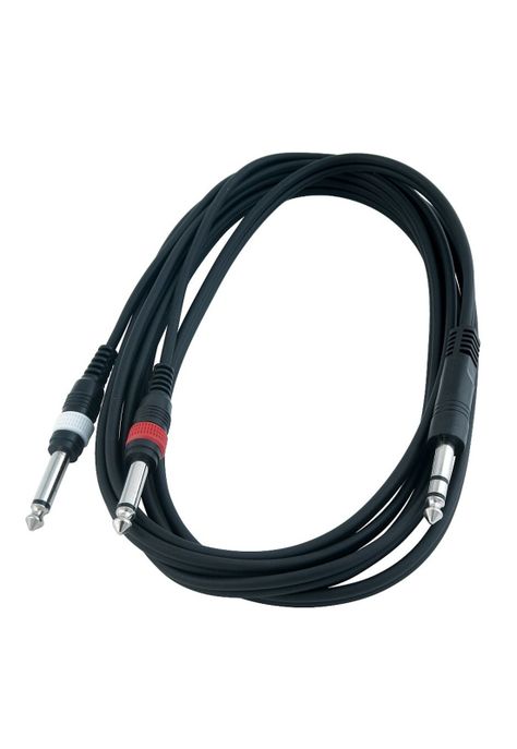 Cable patch Rockbag RCL20924D4 3m jack str - 2 jack mono 1/4-2