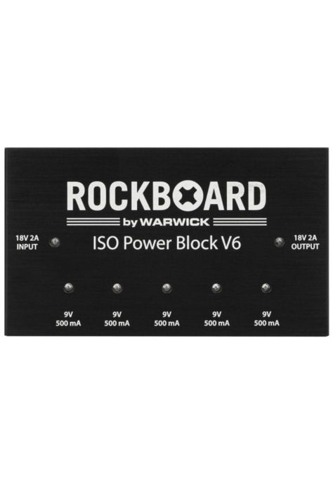 Fuente de poder Rockboard ISO Power Block V6 - 6 pedales-0