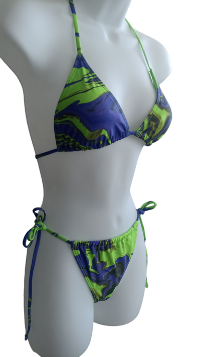 Traje de Baño Estampado - 4 piezas -4