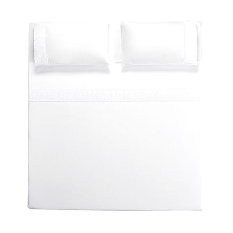 Juego Sabana Broderie Pamplona Super King Blanco-0