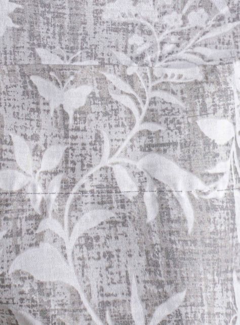 Pack 2 Sabanas Estampadas 2P Flores- Gris-2