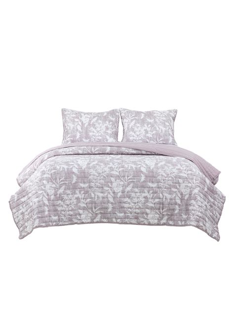 Quilt Reversible Estam 2P Flores Gris-1