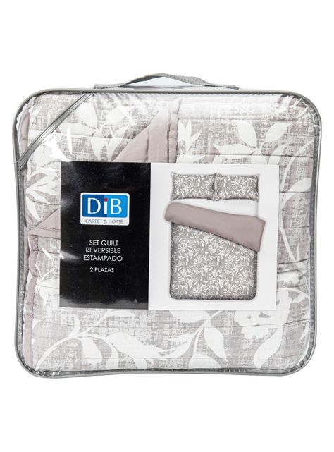 Quilt Reversible Estam 2P Flores Gris-5