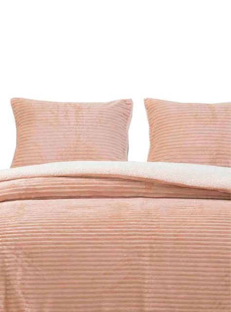 Cobertor  Reversible Sherpa 2 Plazas Cotelón Beige-0