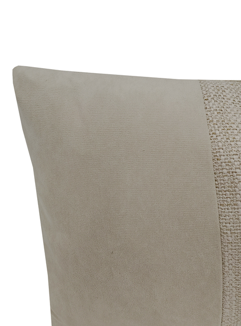 Cojin Patchwork  Rectangular Beige 30X50-1