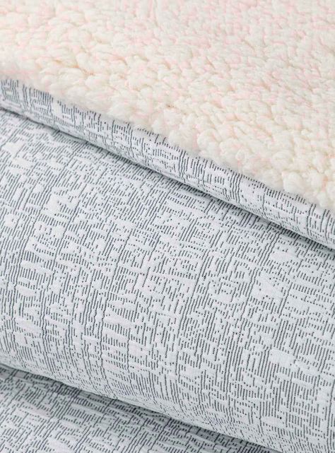 Quilt Reversible Sherpa 1.5 Plaza Gris-1