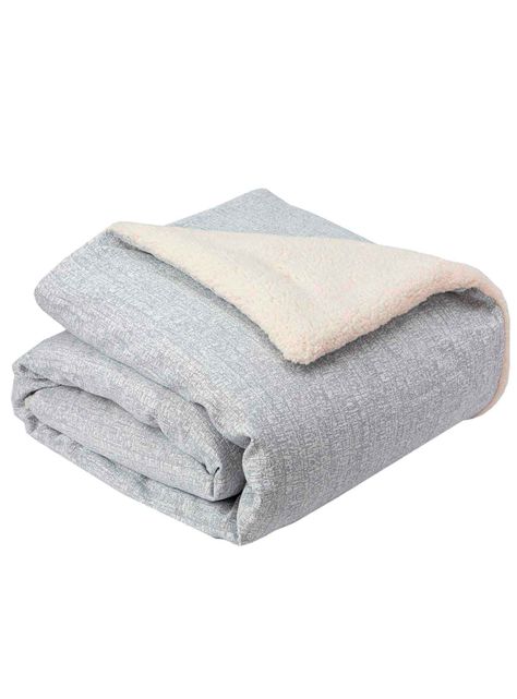 Quilt Reversible Sherpa 1.5 Plaza Gris-2