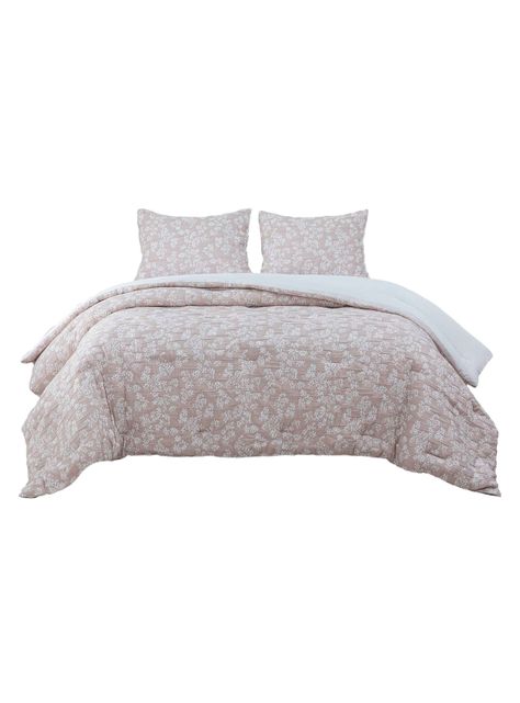 Cobertor Floral King Flores Beige-1