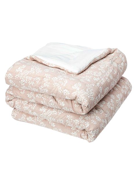 Cobertor Floral King Flores Beige-3