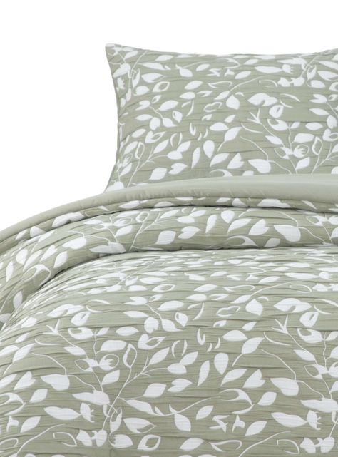 Cobertor Jacquard 1.5P Hojas Verde -0