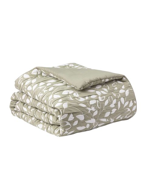 Cobertor Jacquard 1.5P Hojas Verde -3