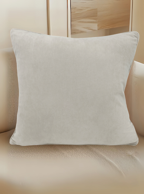 Cojin Terciopelo Beige 45X45-3