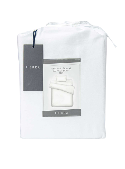 Sabanas 200H 1.5P Saten Blanco-3