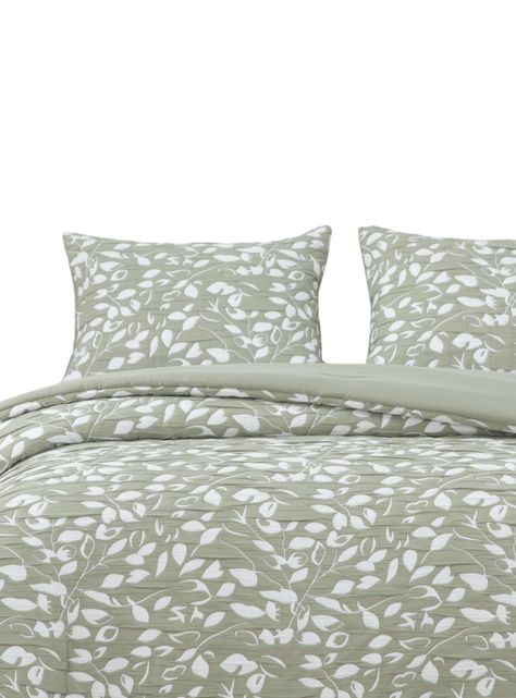 Cobertor Jacquard 2P Hojas Verde -0