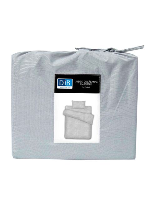 Sabanas Microfibra 1.5 Plaza Organic Gris Claro-3