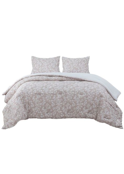 Cobertor Floral 2P Flores Beige-2