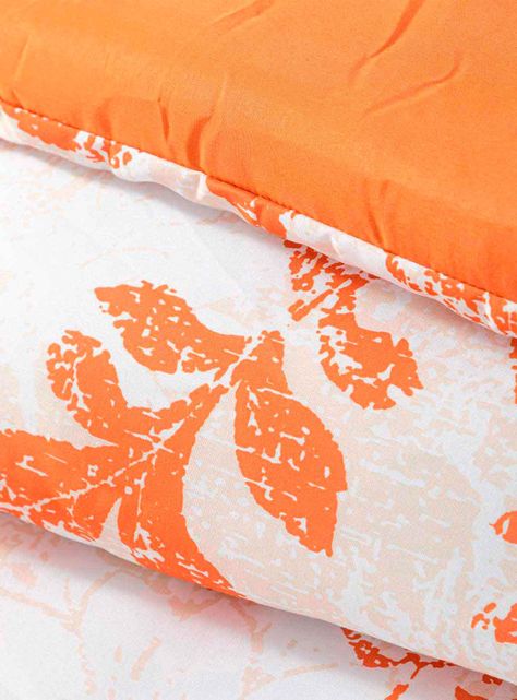 Plumon Reversible 1.5 Plaza Flores Terracota-1