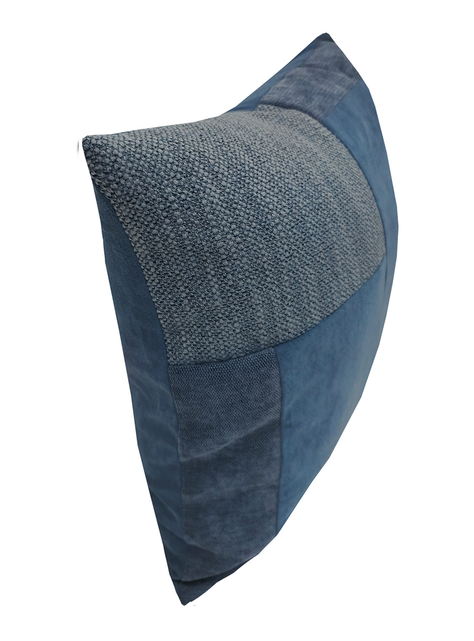 Cojin Patchwork  Azul 45X45-2