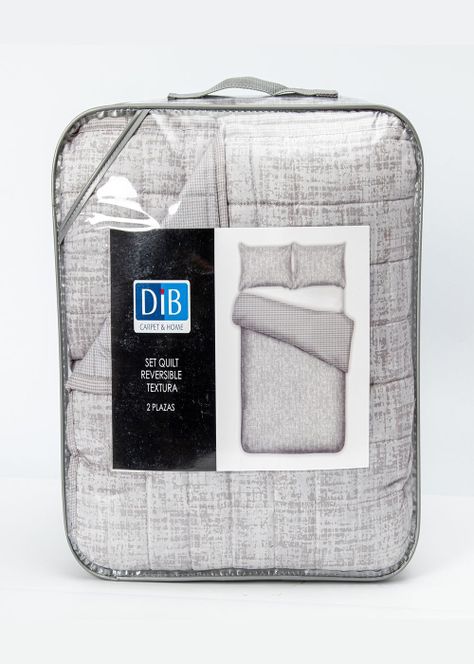 Quilt Reversible Textura 2P Gris-5