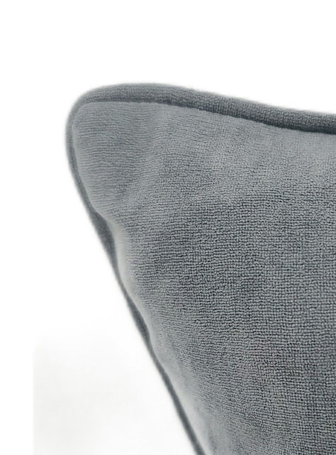 Cojin Terciopelo Gris 45X45-1