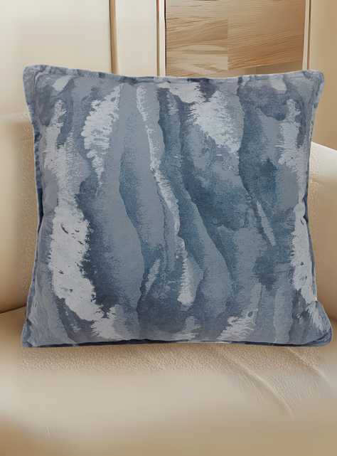 Cojin Estampado Azul 45X45-3