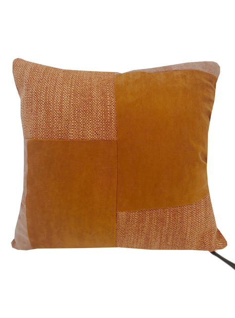 Cojin Patchwork Terracota 45X45-0