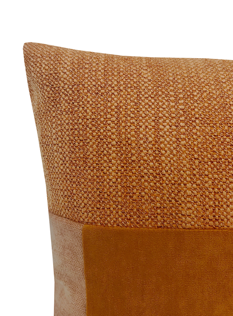 Cojin Patchwork Terracota 45X45-1