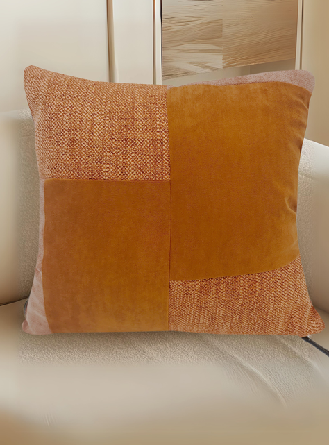 Cojin Patchwork Terracota 45X45-3