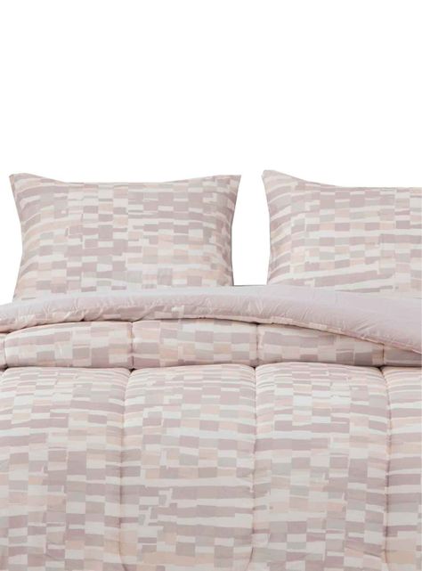Plumon Reversible 2 Plazas Ladrillo Beige-0