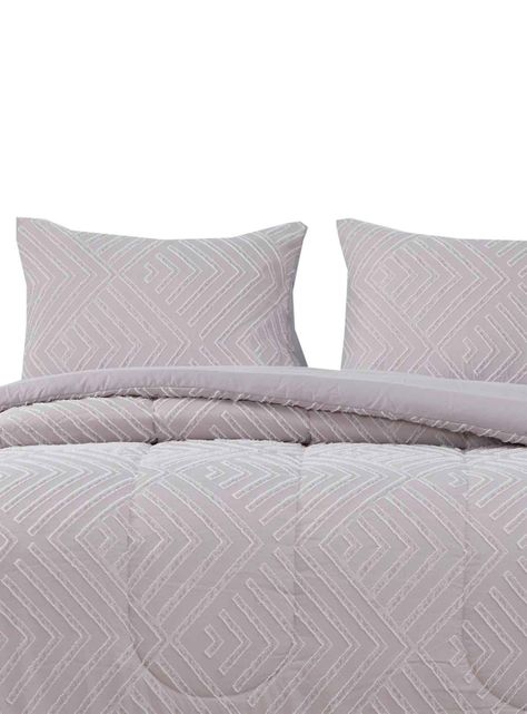 Plumon Jacquard King Flechas Gris-0
