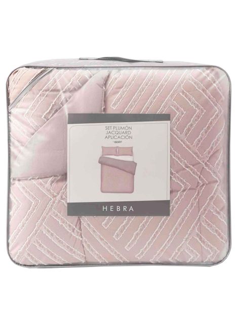 Plumon Jacquard King Flechas Gris-4