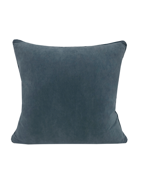 Cojin Terciopelo Azul 45X45-0