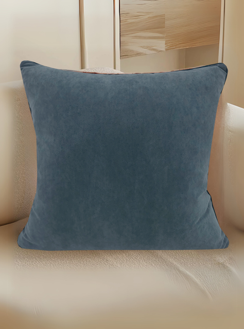 Cojin Terciopelo Azul 45X45-3