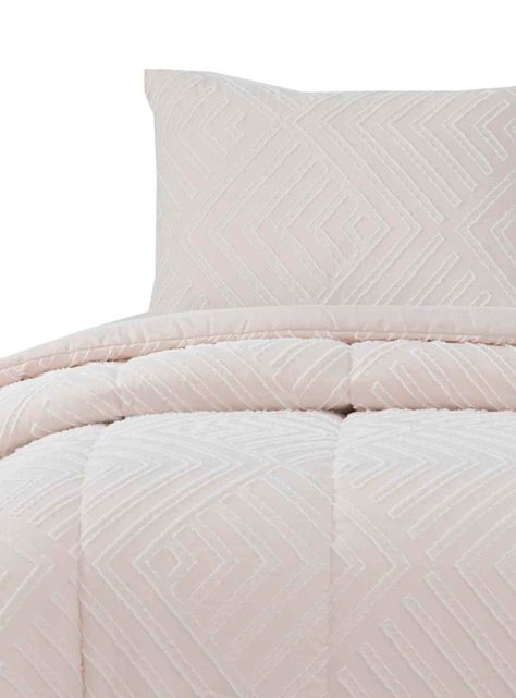 Plumon Jacquard 1.5 Plaza Flechas Beige-0