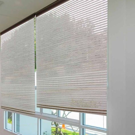Cortina Roller Natural Fiber Line 150X170 Gris-4
