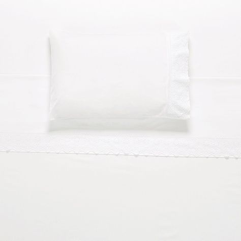 Juego Sabana Broderie Alicante Super King Blanco-2