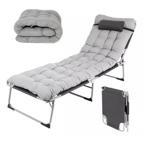 Cama Portátil Plegable Con Colchón-0