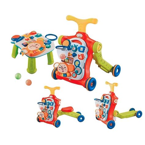 Caminadora Scooter Triciclo Mesa de Juegos Bebé Musical-0