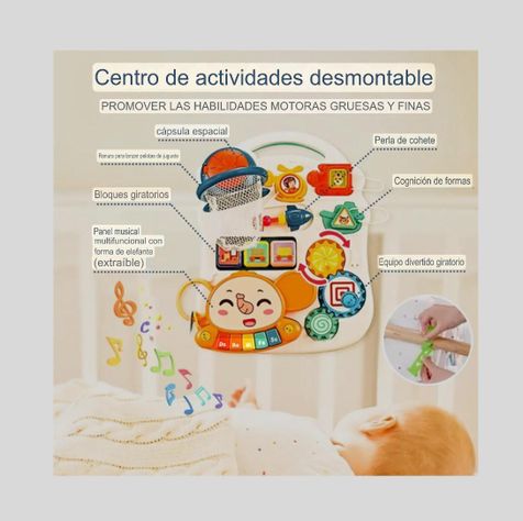 Caminadora Scooter Triciclo Mesa de Juegos Bebé Musical-6