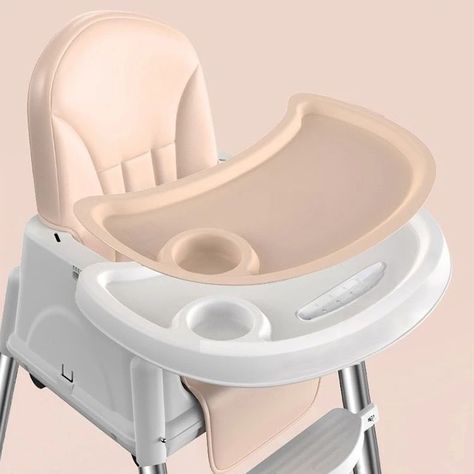 Silla De Comer Para Bebés Beige Ajustable 3 en 1-7