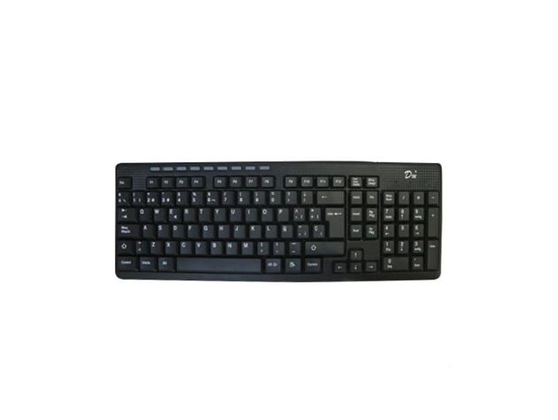 Teclado USB Color Negro-0