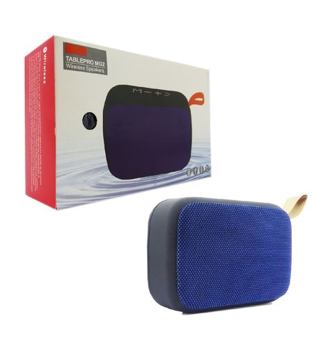 Parlante Bluetooth Mg2 De Bolsillo Azul-0