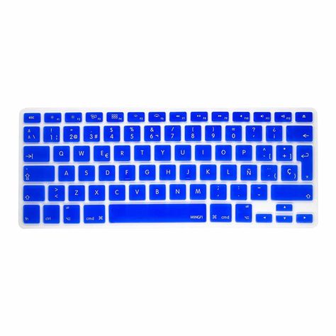 PROTECTOR DE TECLADO COMPATIBLE CON MACBOOK 13 Y 15 Azul-0