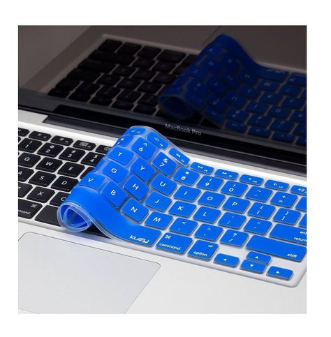 PROTECTOR DE TECLADO COMPATIBLE CON MACBOOK 13 Y 15 Azul-1