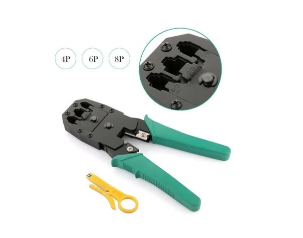 Crimpeadora mas Pelacables Incluido Rj45 Rj11-2